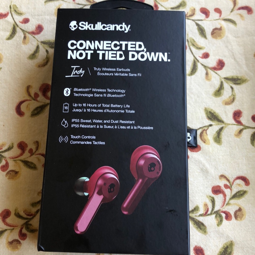 Skullcandy Indy Wireless earbuds.